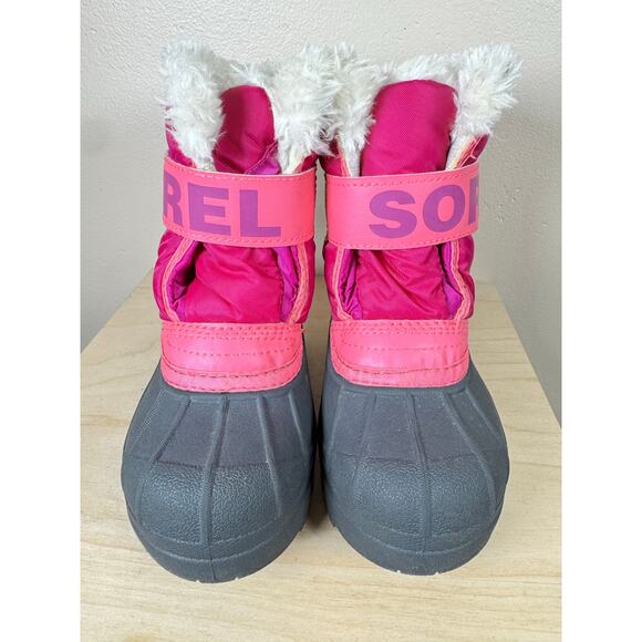 Sorel Little Kid Girls Snow boot SNOW COMMANDER Children's Boot Pink Blush - Picture 9 of 9